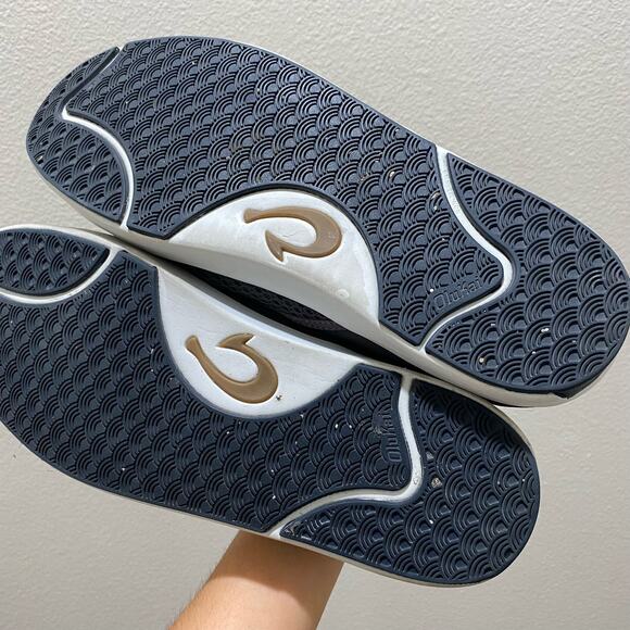 Olukai Lae‘ahi Men’s Breathable Slip-On Shoes sz 13 in Mesh: Pavement - Picture 4 of 9